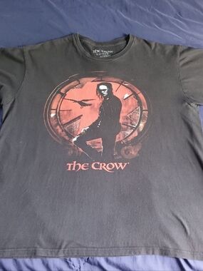 The Crow Black Tee with Red Graphic - The Crow